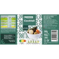 Cocktail en aceite de oliva EROSKI, lata 150 g