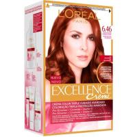 Tinte rubio oscuro cobrizo caoba N.6.46 EXCELLENCE, caja 1 ud.