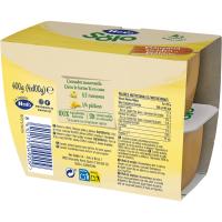 Postre de manzana-plátano HERO, pack 4x100 g