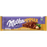 Chocolate relleno de trufa-almendra MILKA, tableta 300 g