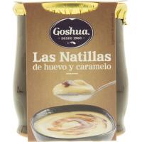 Natillas de huevo con caramelo GOSHUA, tarro de barro 140 g