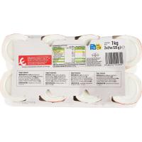 Yogur natural EROSKI BASIC, pack 8x125 g