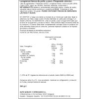 Longaniza de pollo y pavo ALDELÍS, bandeja 390 g