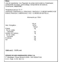 Vino Tinto Crianza Rioja AZPILICUETA, botella 1,5 litros