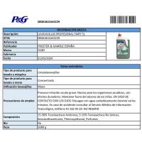 Lavavajillas concentrado profesional FAIRY, garrafa 5 litros