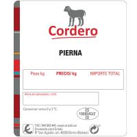 Pierna entera de cordero EROSKI, pieza al peso aprox. 1.6 kg