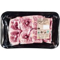 Chuletas de cuello de cordero EROSKI NATUR, bandeja aprox. 500 g