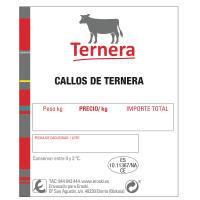 Callos de ternera troceados, bandeja aprox. 980 g