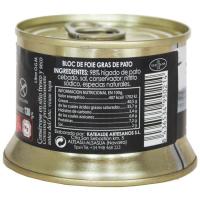 Bloc de Foie Gras KATEALDE, lata 130 g