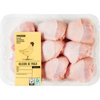 Delicias de muslo de pollo EROSKI, bandeja aprox.  930 g