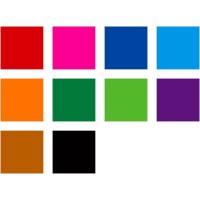 STAEDTLER txanodun boligrafoa, hainbat kolore, sorta 10 ale