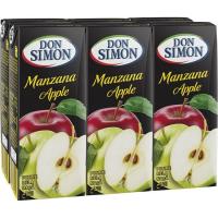 Zumo de manzana DON SIMON, pack 6x20 cl