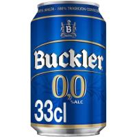 BUCKLER 0,0 alkoholik gabeko garagardoa, lata 33 cl