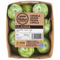 Ciruela Claudia EROSKI NATUR, cubeta 500 g