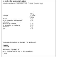 Pimienta Steak molinillo DUCROS, frasco 35 g