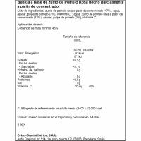 GRANINI pomelo arrosaren edaria, botila 1 litro