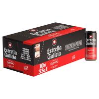 ESTRELLA GALICIA garagardo berezia, lata sorta 10x33 cl