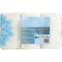 Papel higiénico suave doble rollo EROSKI, paquete 6 rollos