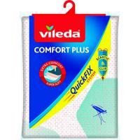 Funda tabla de planchar Confort Plus, 3 capas, adaptable 135X53 cm VILEDA, 1 ud