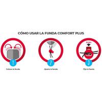 Funda tabla de planchar Confort Plus, 3 capas, adaptable 135X53 cm VILEDA, 1 ud