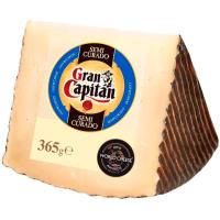 Queso semicurado GRAN CAPITAN, cuña 365 g