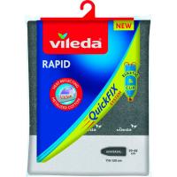 Funda para tabla de planchar metalizada Rapid, adaptable hasta 130x45 cm VILEDA
