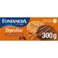Galleta de chocolate con leche FONTANEDA DIGESTIVE, caja 300 g