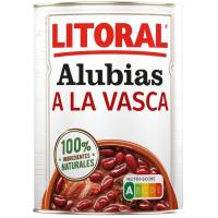 Alubias a la vasca LITORAL, lata 430 g