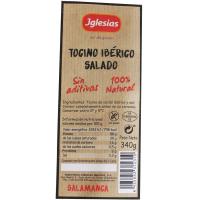Tocino ibérico IGLESIAS, taco 340 g