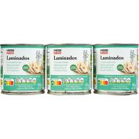 Champiñon laminado EROSKI BASIC, pack 3x105 g