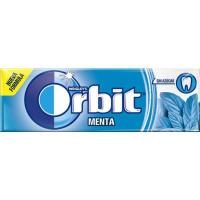 Chicle de menta en gragea Lc ORBIT, paquete 14 g