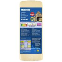 Queso barra Havarti IGP 60% MG EROSKI, al corte, compra mínima 250 g