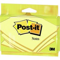 Notas adhesivas de 76x127mm, 100 hojas amarillas POST-IT