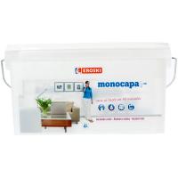 EROSKI barnealderako geruza bakarreko pintura plastiko zuria, 4 l