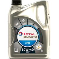 Aceite sintético de motor 7000 10W40 gasolina/diésel Quartz TOTAL, 5 litros
