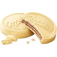 Chocowafer de chocolate blanco MILKA, caja 180 g
