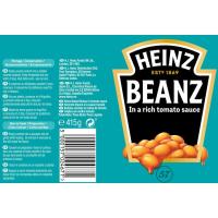Baked beans HEINZ, lata 415 g