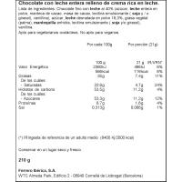 Chocolatina maxi T10 KINDER, caja 210 g