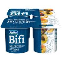 Bifi Activium con melocotón KAIKU, pack 4x125 g