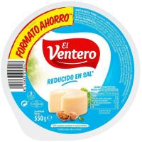 Queso tierno bajo en sal mini VENTERO, pieza 550 g