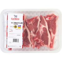 Chuletillas de cordero galés EROSKI, bandeja aprox. 500 g