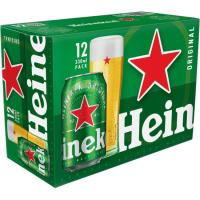 Cerveza HEINEKEN, pack lata 12x33 cl