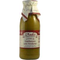 Crema de garbanzo con verduras ANKO, botella 490 g