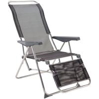 Tumbona relax 5 posiciones, tubo aluminio y textilene