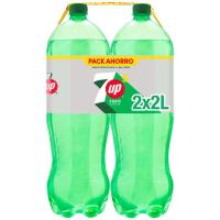Refresco de lima limón sin azúcar SEVEN UP ZERO, pack 2x2 litros