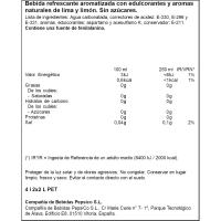 Refresco de lima limón sin azúcar SEVEN UP ZERO, pack 2x2 litros
