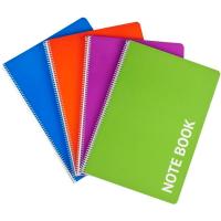 Cuaderno A4 cuadriculado, tapa cartón, 80 hojas EROSKI, Pack 4 uds