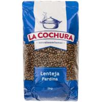 Lenteja pardina LA COCHURA, paquete 1 kg