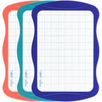 Pizarra de doble cara, colores surtidos ¿Cuál te llegará? Velleda BIC, 21 x 31 cm