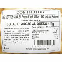 Bolas al queso DON FRUTOS, bolsa 1 kg
